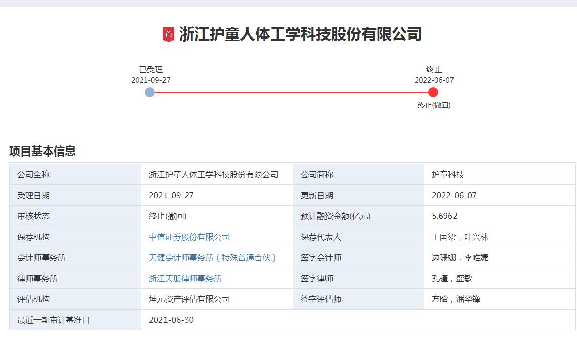 受理逾8个月未被问询，护童科技撤回IPO申请