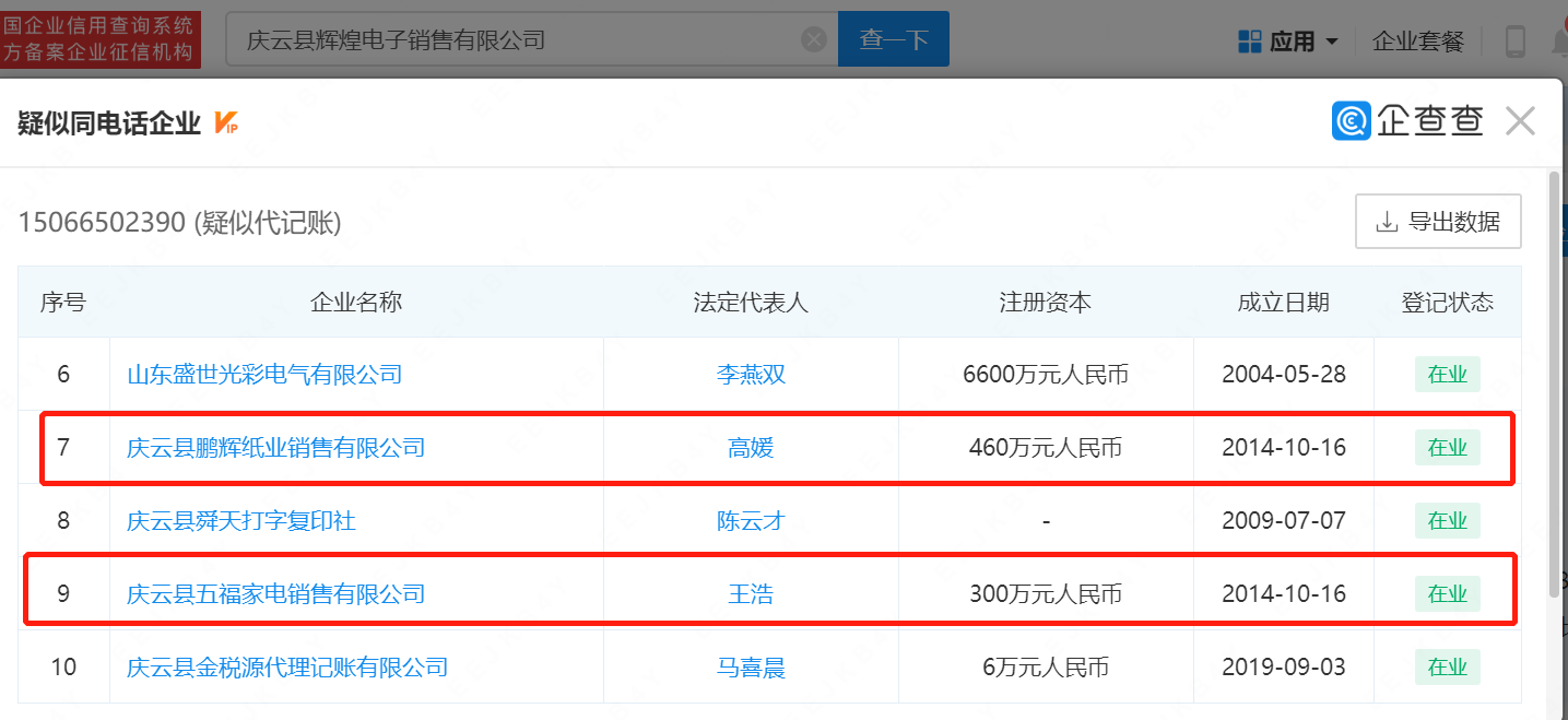 庆云农商行“支农支小”竖品牌，股东信息待完善