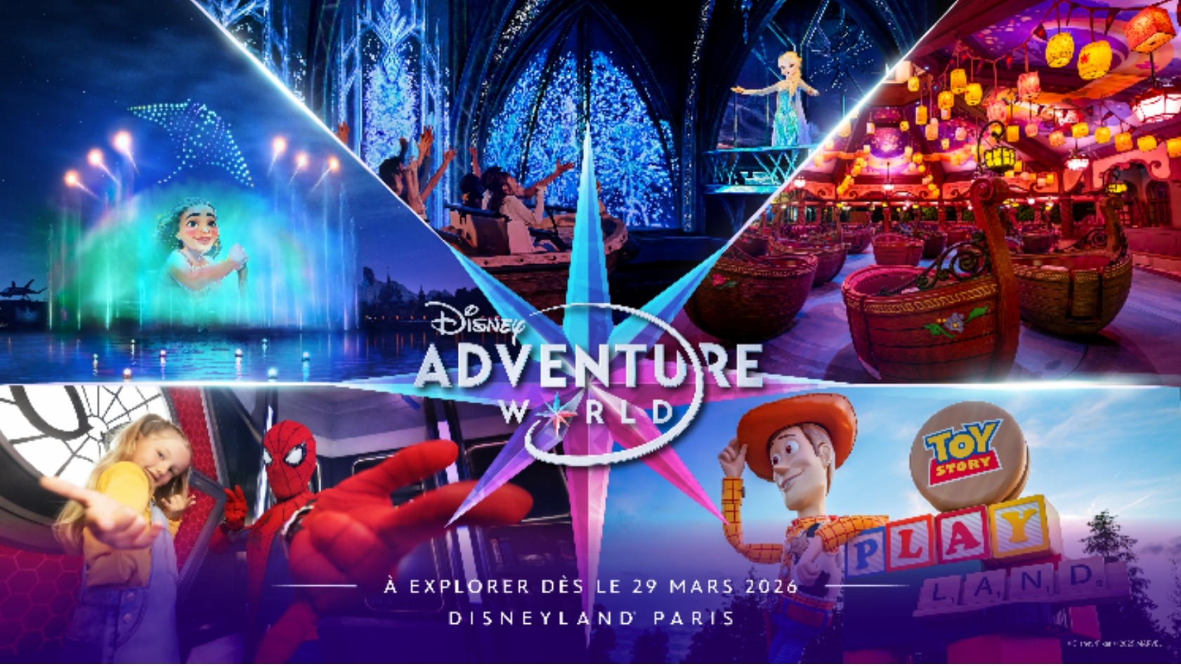 “冰雪奇缘世界”2026年3月29日揭幕，巴黎迪士尼新旗舰园区正式开放