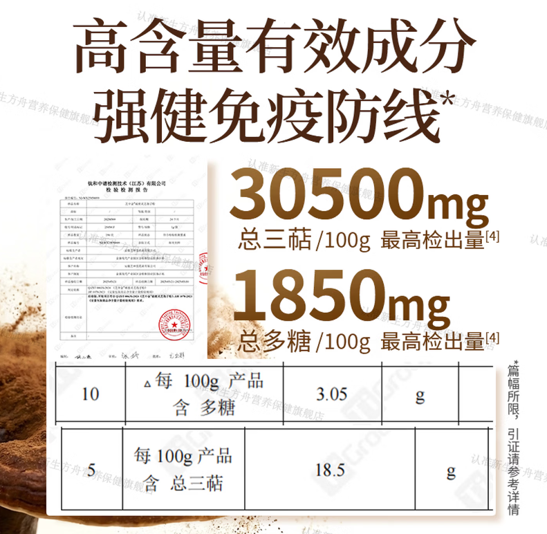 三萜多糖配比不当易失眠？2026 破壁灵芝孢子粉解析，舒缓疲惫调养亚健康