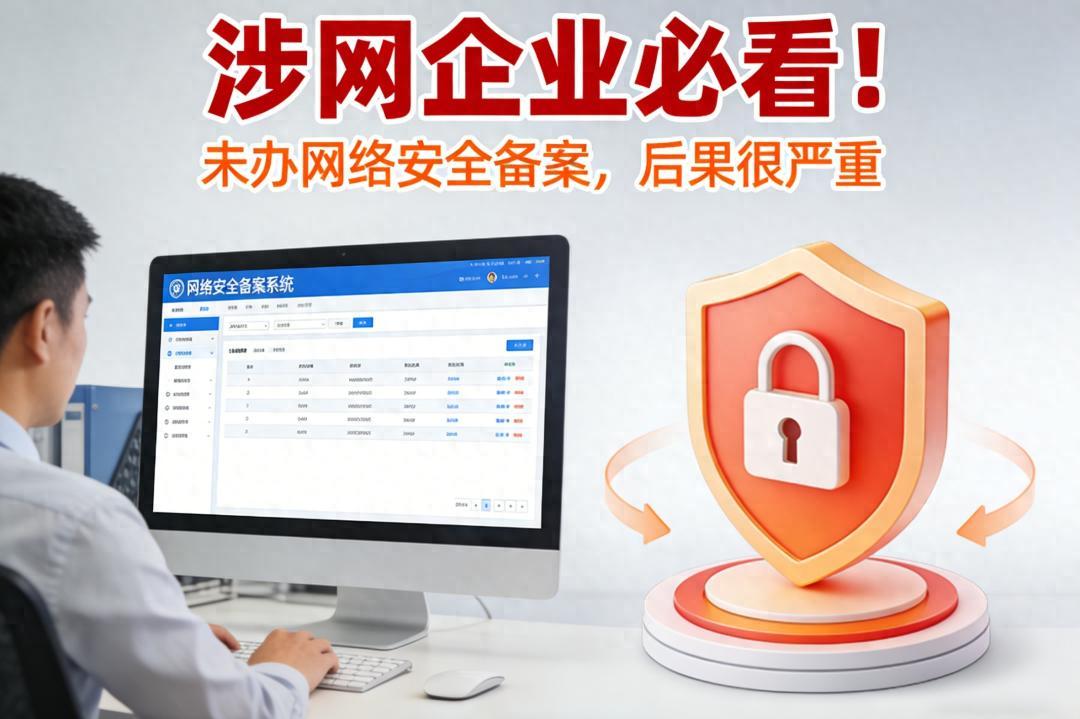 涉网企业未办网络安全备案后果严重