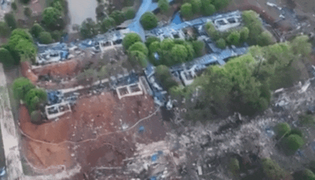 记者探访浏阳烟花厂爆炸事故现场