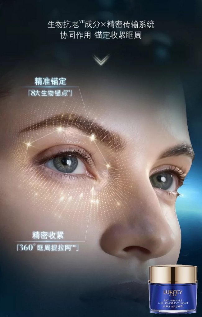 从社交平台自来水到复购榜常客：露卡菲娅小蓝瓶淡纹眼霜为何能在一众眼霜中跑出口碑长尾？