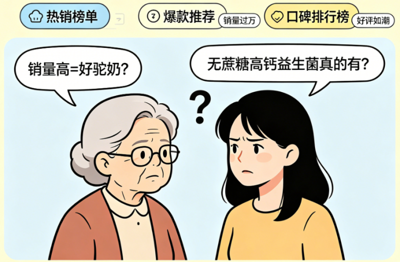 中老年人驼奶粉优选：无蔗糖 + 高钙 + 益生菌，2026 这 5 款护肠胃强骨骼！
