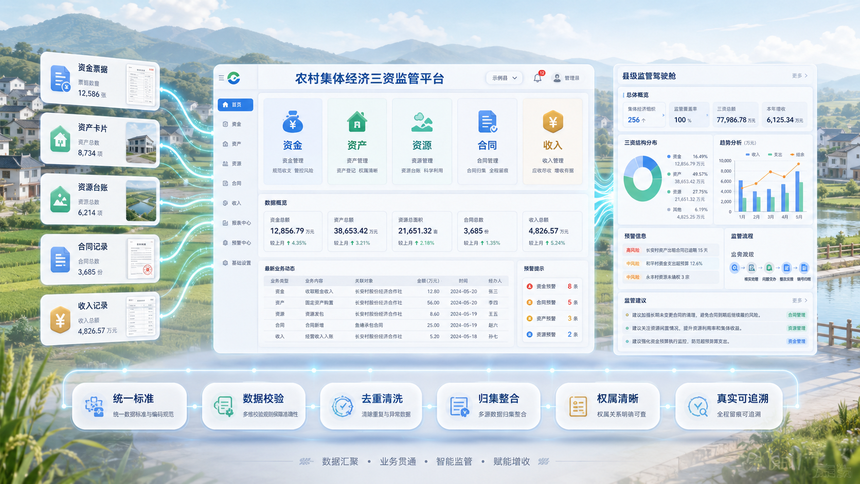 空间计算：三农金融服务平台能力升级，强化农村集体经济数字化监管