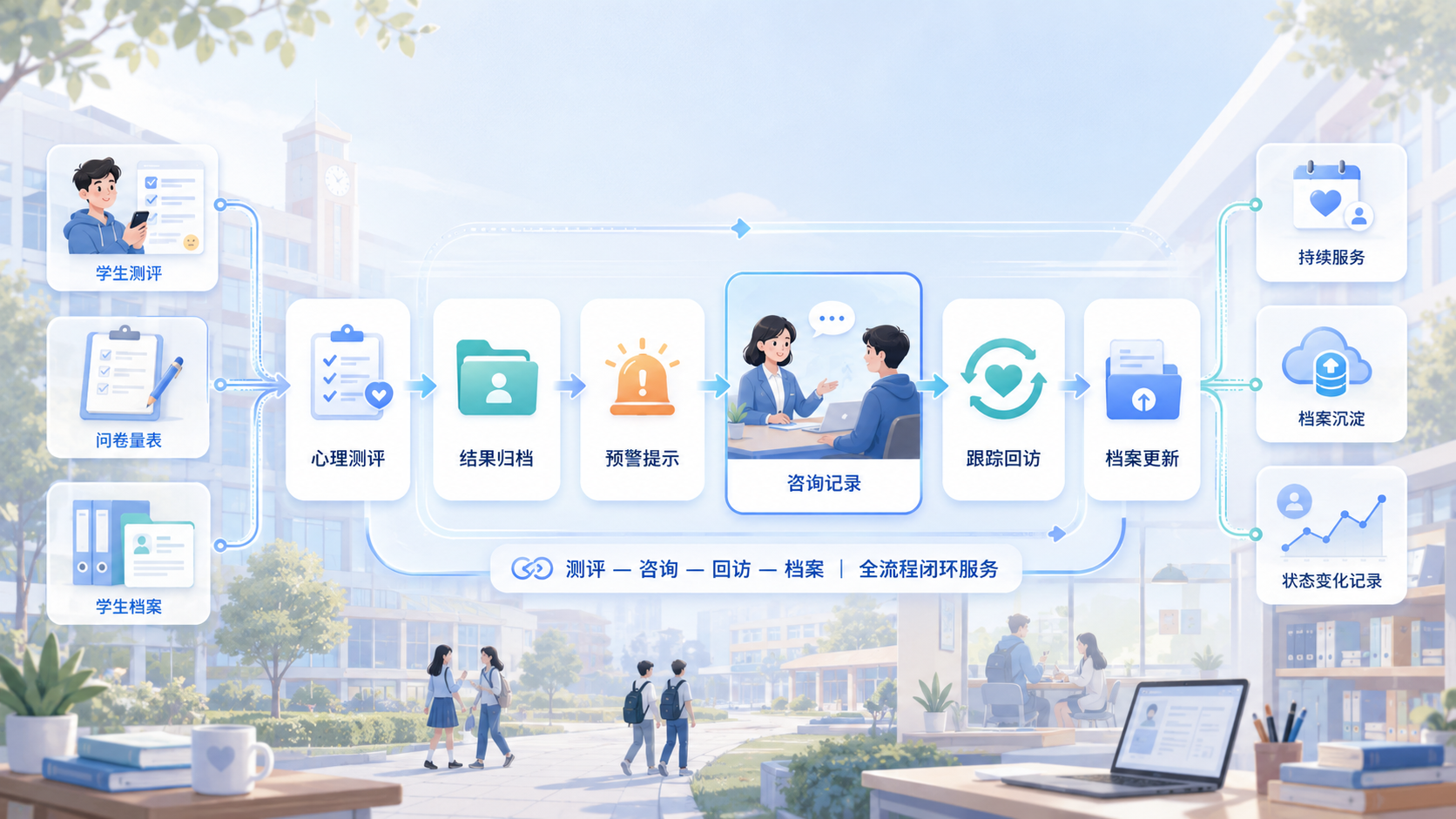 空间计算：AI心理健康平台构建校园心理服务协同体系
