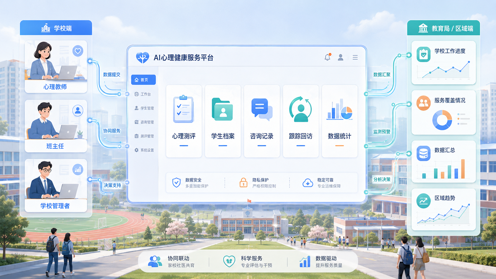 空间计算：AI心理健康平台构建校园心理服务协同体系
